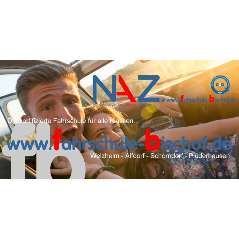 Logo: NAZ@Fahrschule Bischof Nutzfahrzeuge Ausbildungs Zentrum